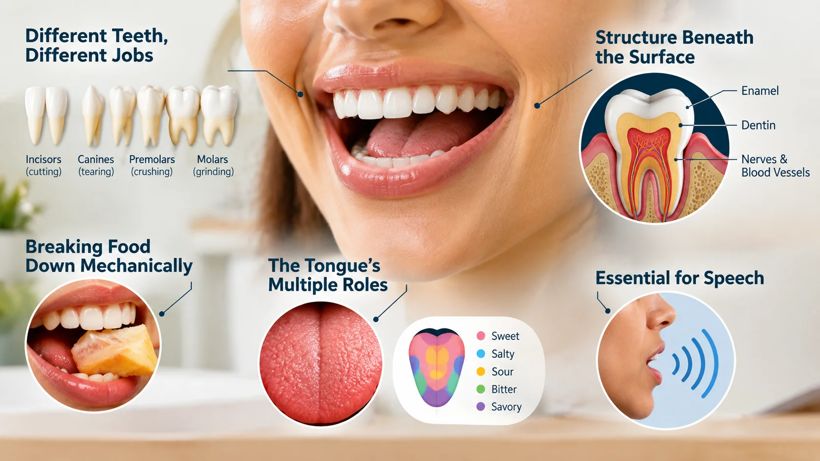 How the Teeth and Tongue Work
