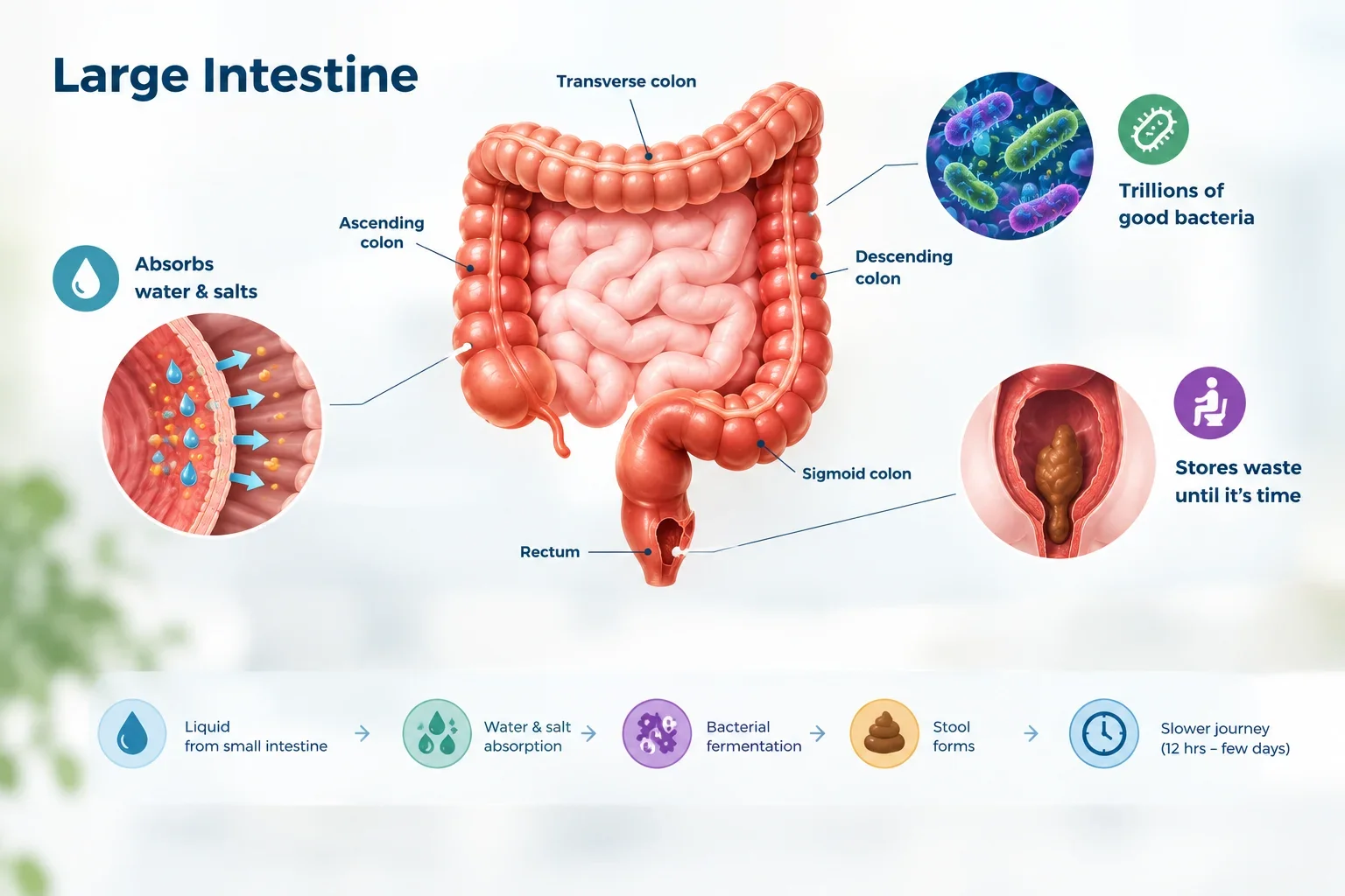 How the Large Intestine Works