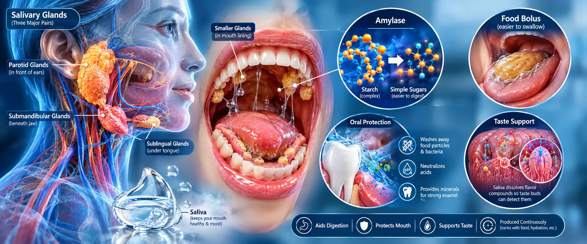 How the Salivary Glands Work
