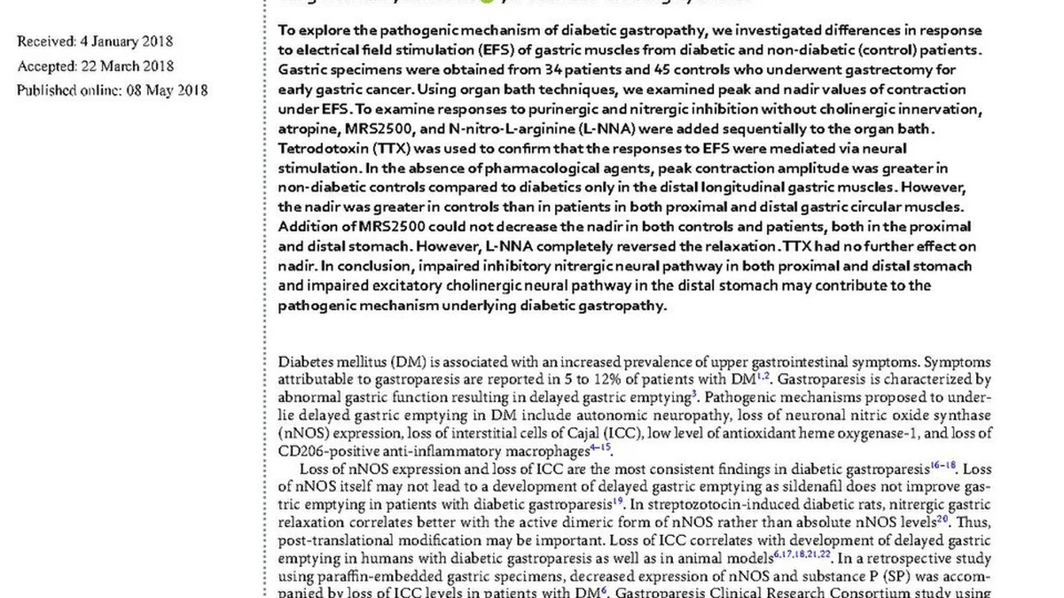 Gastric Emptying Study